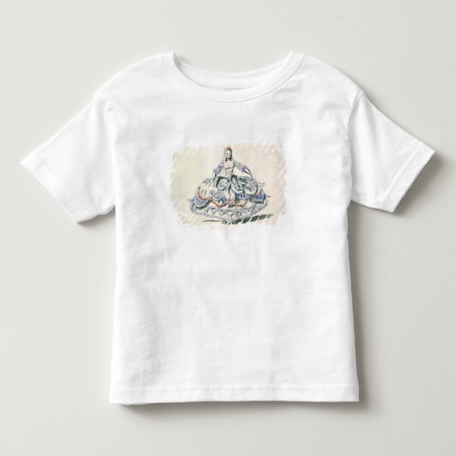 Camiseta Infantil Traje da ópera, da coleção de Plaisirs dos menus, (Frente)