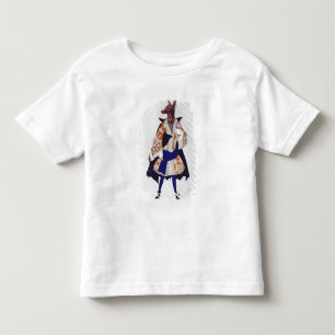 Camiseta Infantil Traje o design para o lobo, da Bela Adormecida