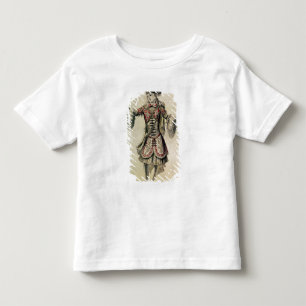 Camiseta Infantil Traje o design para um dançarino masculino, c.168