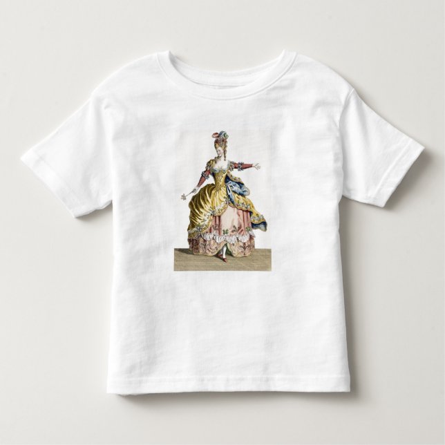 Camiseta Infantil Traje para a rainha dos Sylphs no balé (Frente)