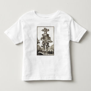 Camiseta Infantil Traje para um cozinheiro de pastelaria, bar. por