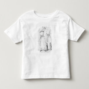 Camiseta Infantil Trajes dos cozinheiros das eras diferentes