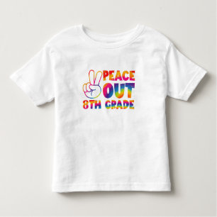 Camiseta Infantil Tranquilidade no Oitavo Ano, Tie Dye no Dia 8