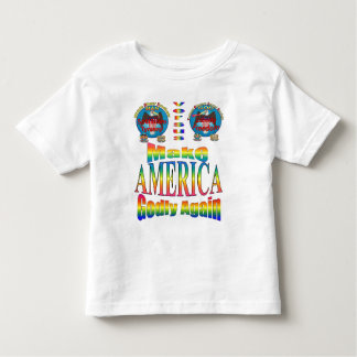 Camiseta Infantil Transforme A América De Novo Com Deus. Com "MAGA" 