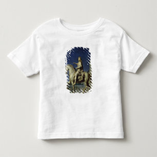 Camiseta Infantil Transportando a estátua equestre de Louis