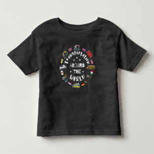 Camiseta Infantil Transportes em todo o mundo
