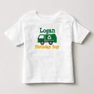Camiseta Infantil Trash Truck Birthday