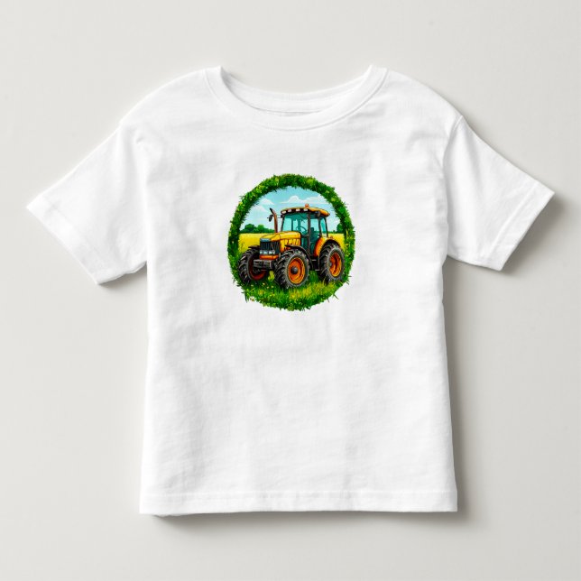 Camiseta Infantil Trator de brinquedo infantil (Frente)