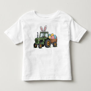 Camiseta Infantil Trator de Páscoa