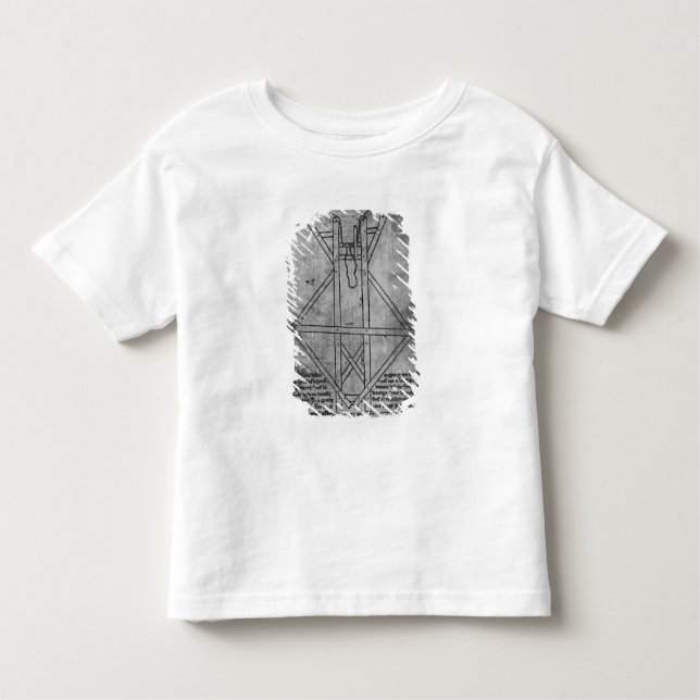 Camiseta Infantil Trebuchet, máquina para jogar setas (Frente)