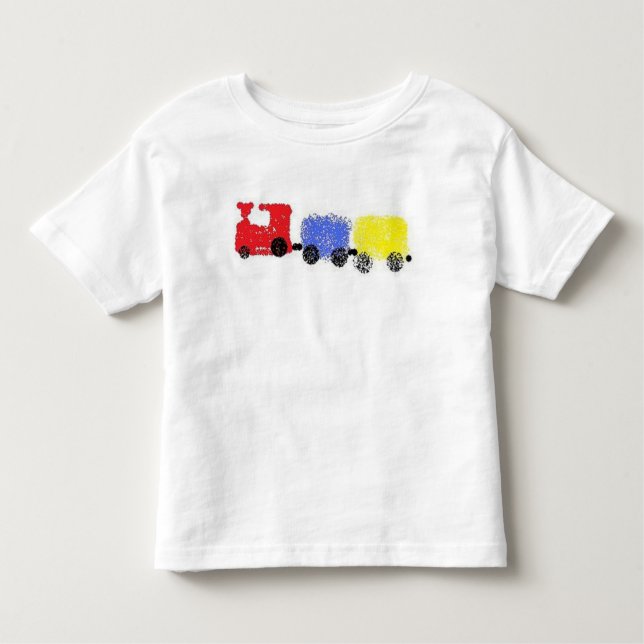 Camiseta Infantil Trem bonito de Choo-Choo (Frente)