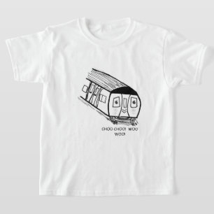 Camiseta Infantil Trem Choo Choo