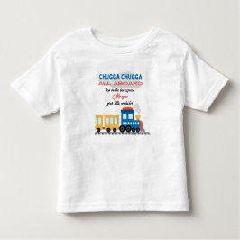 Camiseta Infantil Trem Colorido de Desenho Animado para Aniversário 