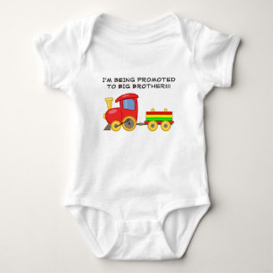 Camiseta Infantil Trem Colorido Irmão Mais Velho