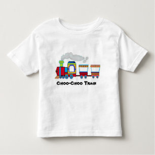 Camiseta Infantil Trem do Choo-Choo do miúdo