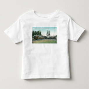 Camiseta Infantil Trem do insecto do Shoshone fora a Spokane