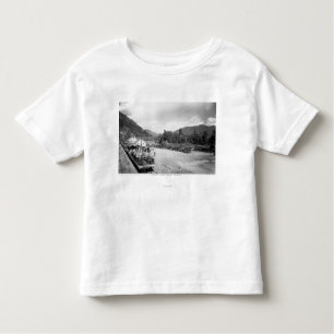 Camiseta Infantil Trem do turista do projeto de Skagit