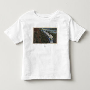 Camiseta Infantil Trem que aerodinamiza através de Potomac