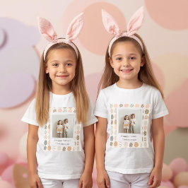 Camiseta Infantil Trendy Pastel Easter Photo  | Personalized