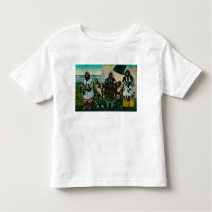 Camiseta Infantil Três belezas e trenós Eskimo ReindeerState