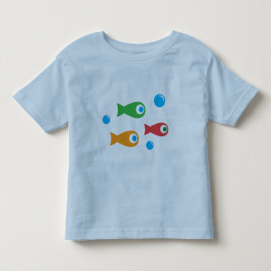 Camiseta Infantil Três peixes bonitos