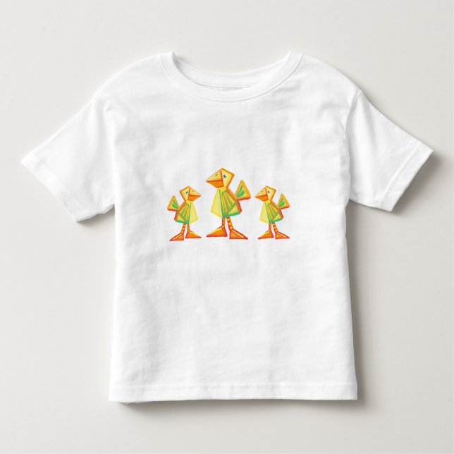 Camiseta Infantil Três pequenos patos (Frente)