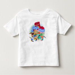 Camiseta Infantil Três raptores & t-shirt pequenos da criança de