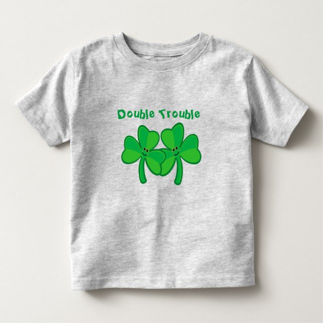 Camiseta Infantil Trevo duplo (Frente)