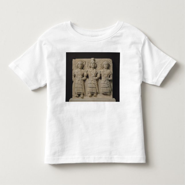 Camiseta Infantil Tríade de deuses de Palmyrene, da região do (Frente)