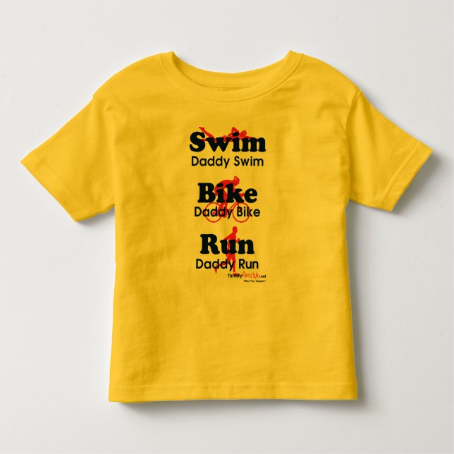 Camiseta Infantil Triathlon James - equipe Guynes (Frente)