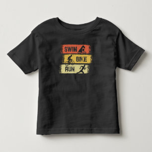 Camiseta Infantil Triathlon - Natação Bike Run