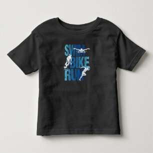 Camiseta Infantil Triathlon - Natação Bike Run