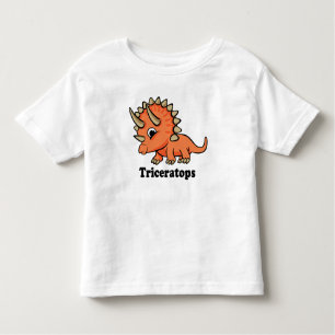Camiseta Infantil Tricerátops Dinossauro Cinto