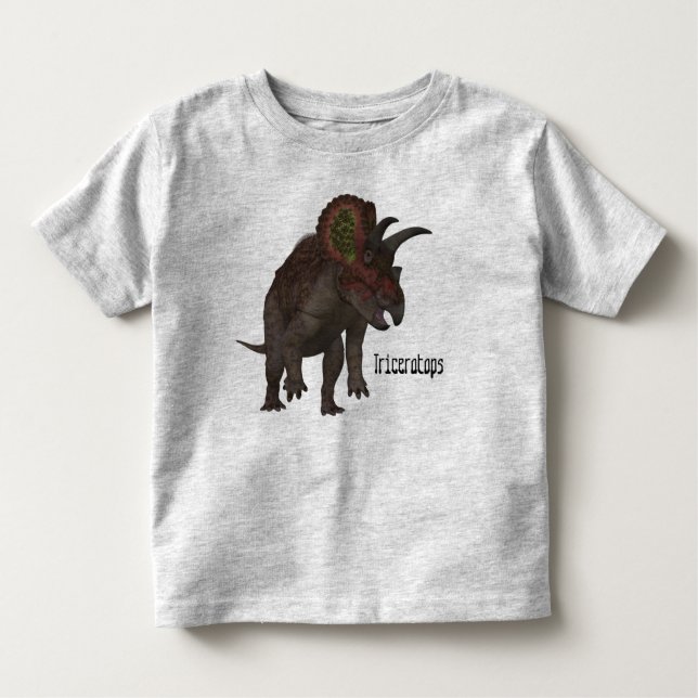 Camiseta Infantil Triceratops Kids Shirt (Frente)