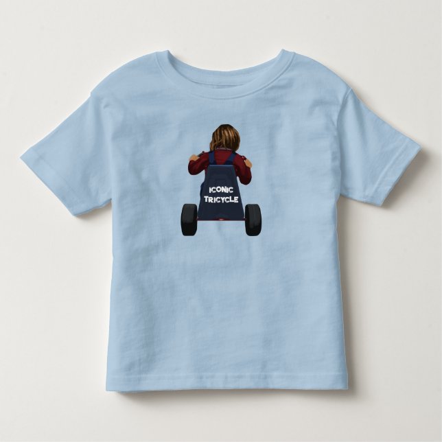 Camiseta Infantil Triciclo Clássico Fofinho Menino Menina Halloween  (Frente)