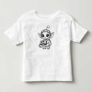 CAMISETA INFANTIL TRICK OR TREATER ALIEN
