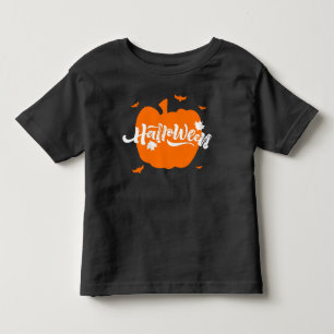 Camiseta Infantil Trick ou Treine Pumpkin Feliz Dia das Bruxas