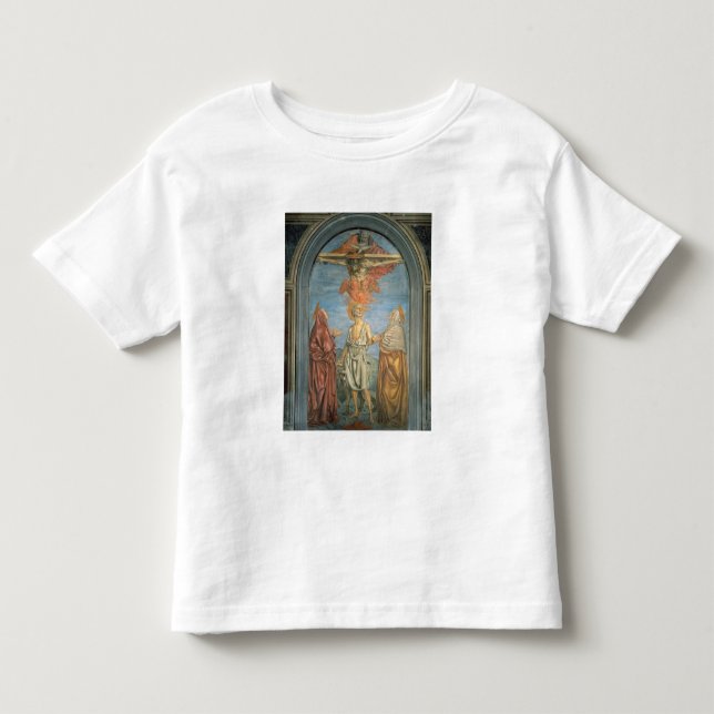 Camiseta Infantil Trindade santamente com St Jerome (fresco) (Frente)