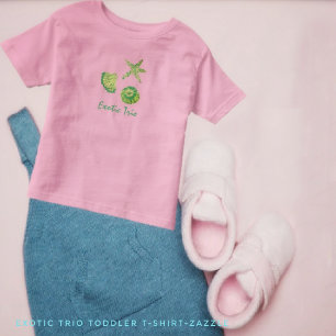 Camiseta Infantil Trio Exótico