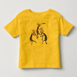 Camiseta Infantil Trio músico KOKOPELLI + suas ideias