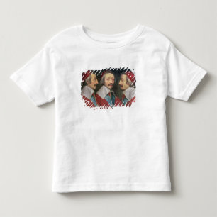 Camiseta Infantil Triplo Retrato do Chefe de Richelieu, 1642