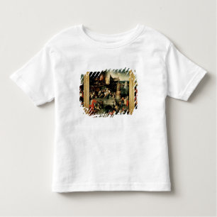 Camiseta Infantil Triptych: A tentação de St Anthony