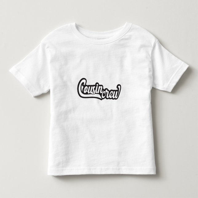 Camiseta Infantil Tripulação de Primos (Frente)