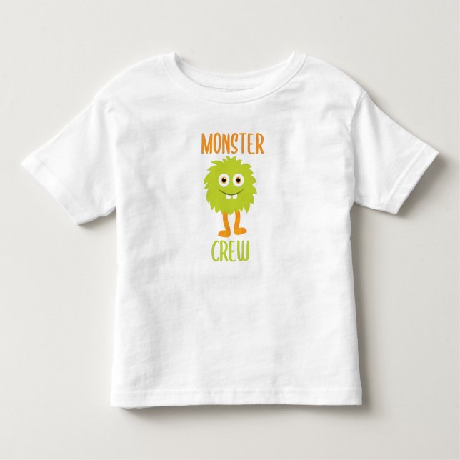 Camiseta Infantil Tripulação Monstro // Monstro Bonito (Frente)