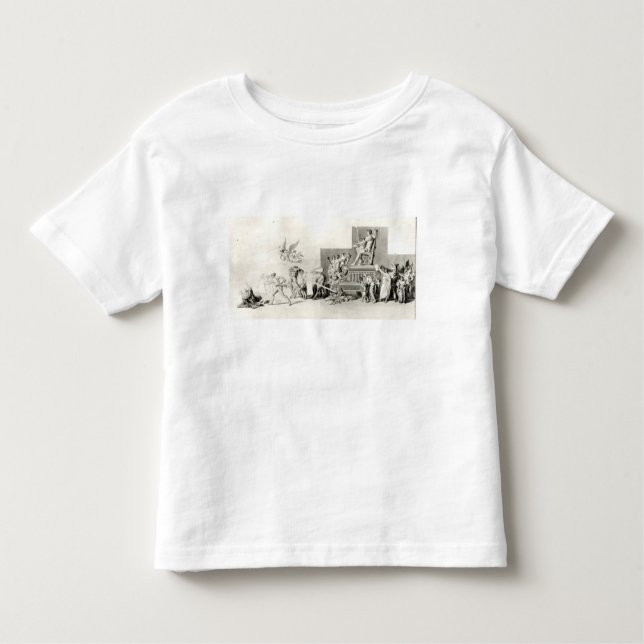 Camiseta Infantil Triumph das pessoas francesas sobre a monarquia (Frente)