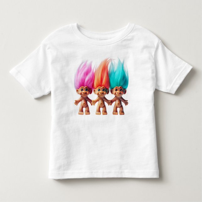 Camiseta Infantil Troll Retro Rascal (Frente)