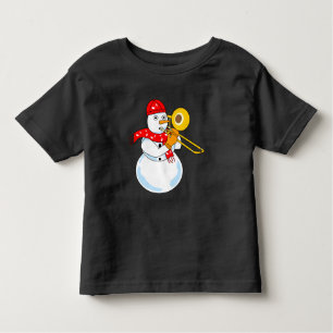 Camiseta Infantil Trombone Snowman