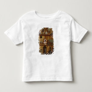 Camiseta Infantil Trompe - l ' oeil com uma estatueta de Hercules