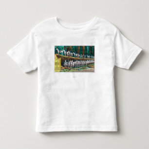 Camiseta Infantil Tropa mim e na frente do gigante caído