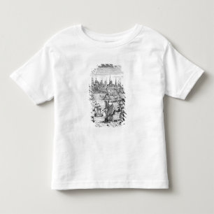 Camiseta Infantil Tropas inglesas do carregando do esquadrão